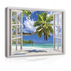 BILDER auf Leinwand Strand Meer Modern 100x70
