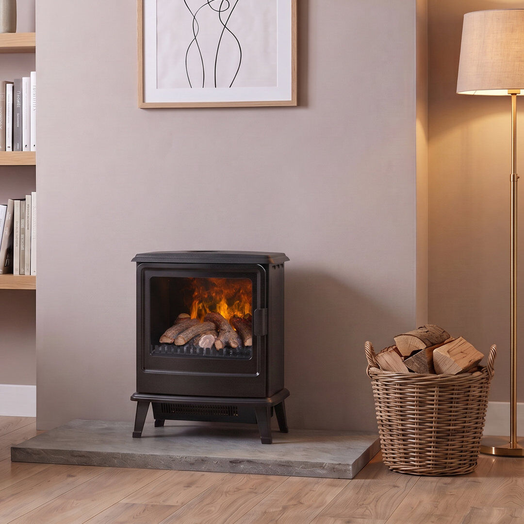 Dimplex Westbourne Optimyst Water Vapour Electric Stove Fire Black 58cm H X 44cm W X 28cm D