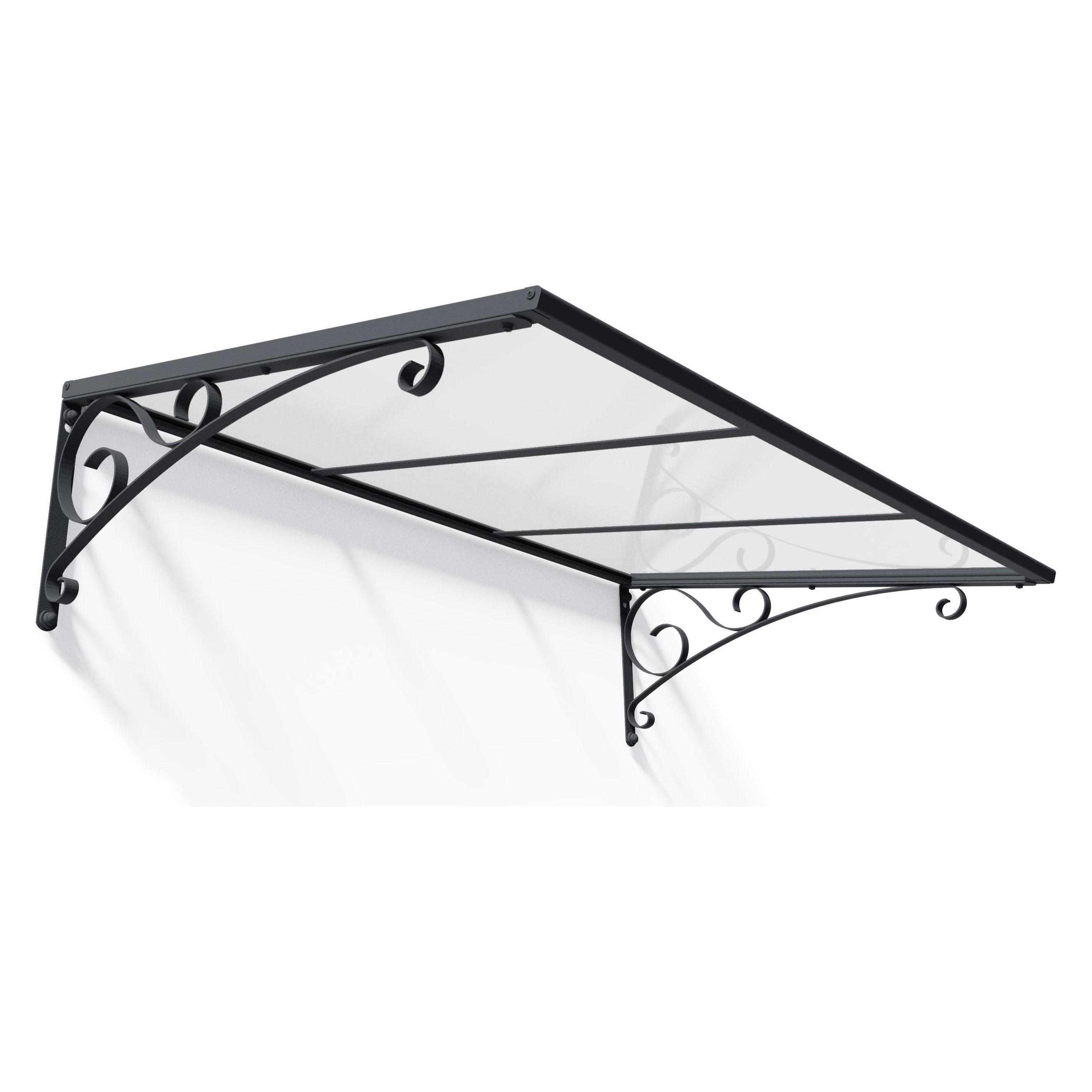 Palram Vordach Venus 88x135,5cm Grau (69204710)