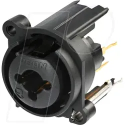 REAN RCJ10FA-V0 - XLR Einbaubuchse 3-polig kombiniert mit 6,35mm Klinkenbuchse ste