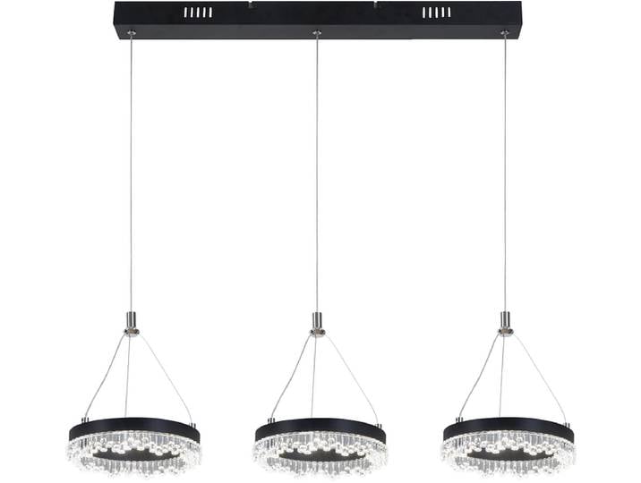 Hängelampe AMADEO LED 20x120cm schwarz