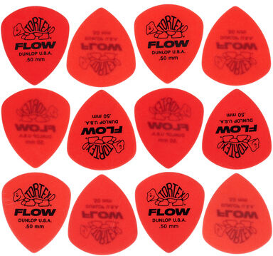 Dunlop Standard Flow Pick Set 0,50 mm Rouge