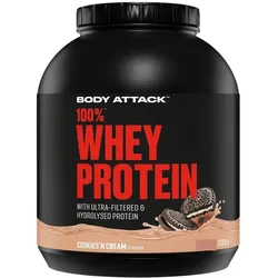 Body Attack - 100% Whey Protein - 2000gCookies n Cream