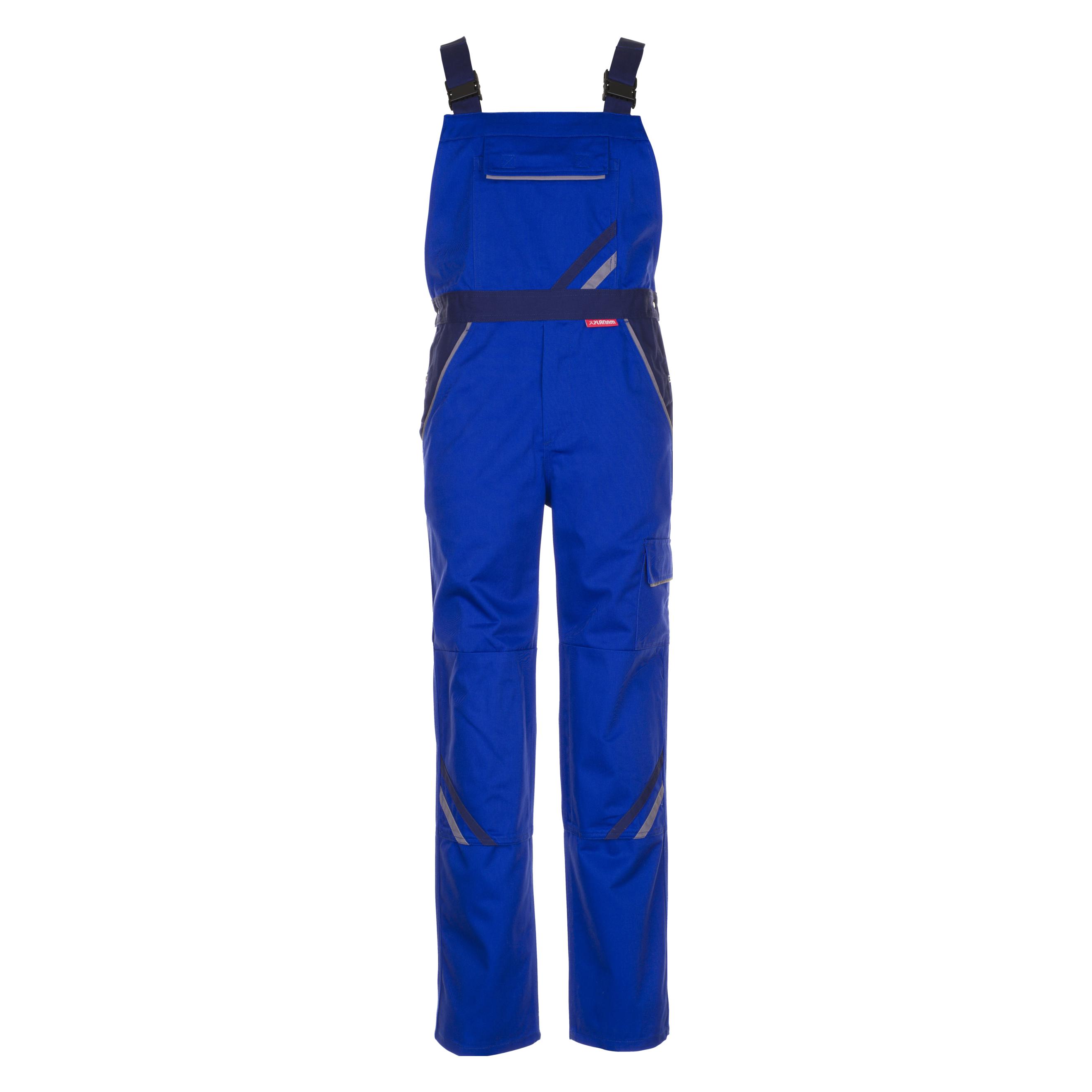 Planam Latzhose kornblumenblau/marine/zink 94 98 (98) (2330098)