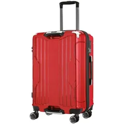 4FLY Hartschalen-Reisekoffer »Carbo« L - 69 L rot, 43x68x27 cm