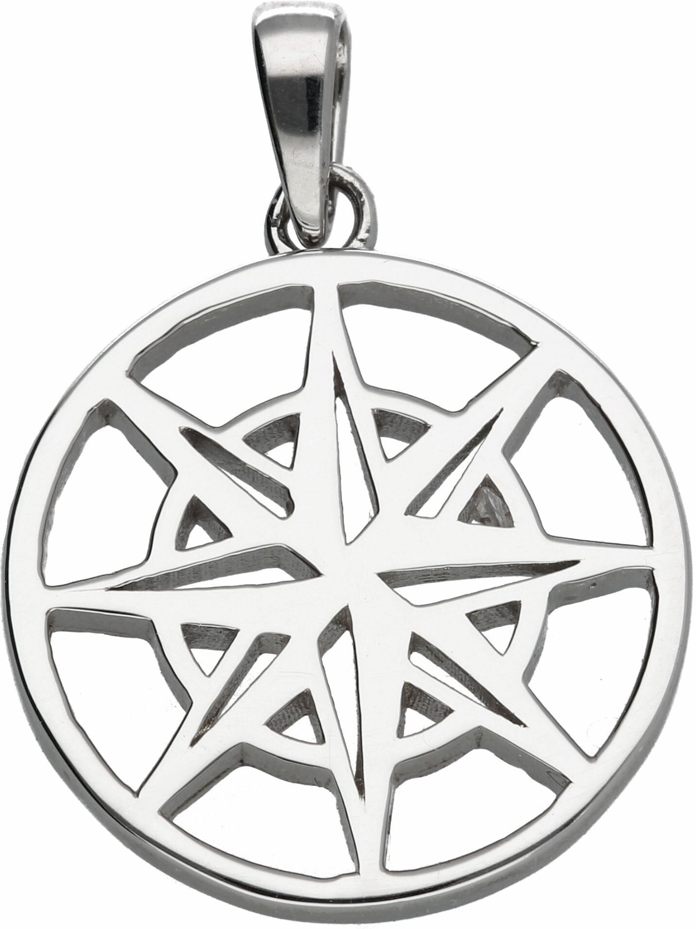 Kettenanhänger ADELIA´S "Anhänger Kompass 925 Silber", silber, Schmuckanhänger, Damen, Silber 925 (Sterlingsilber), Kettenanhänger, Silberanhänger Kompass