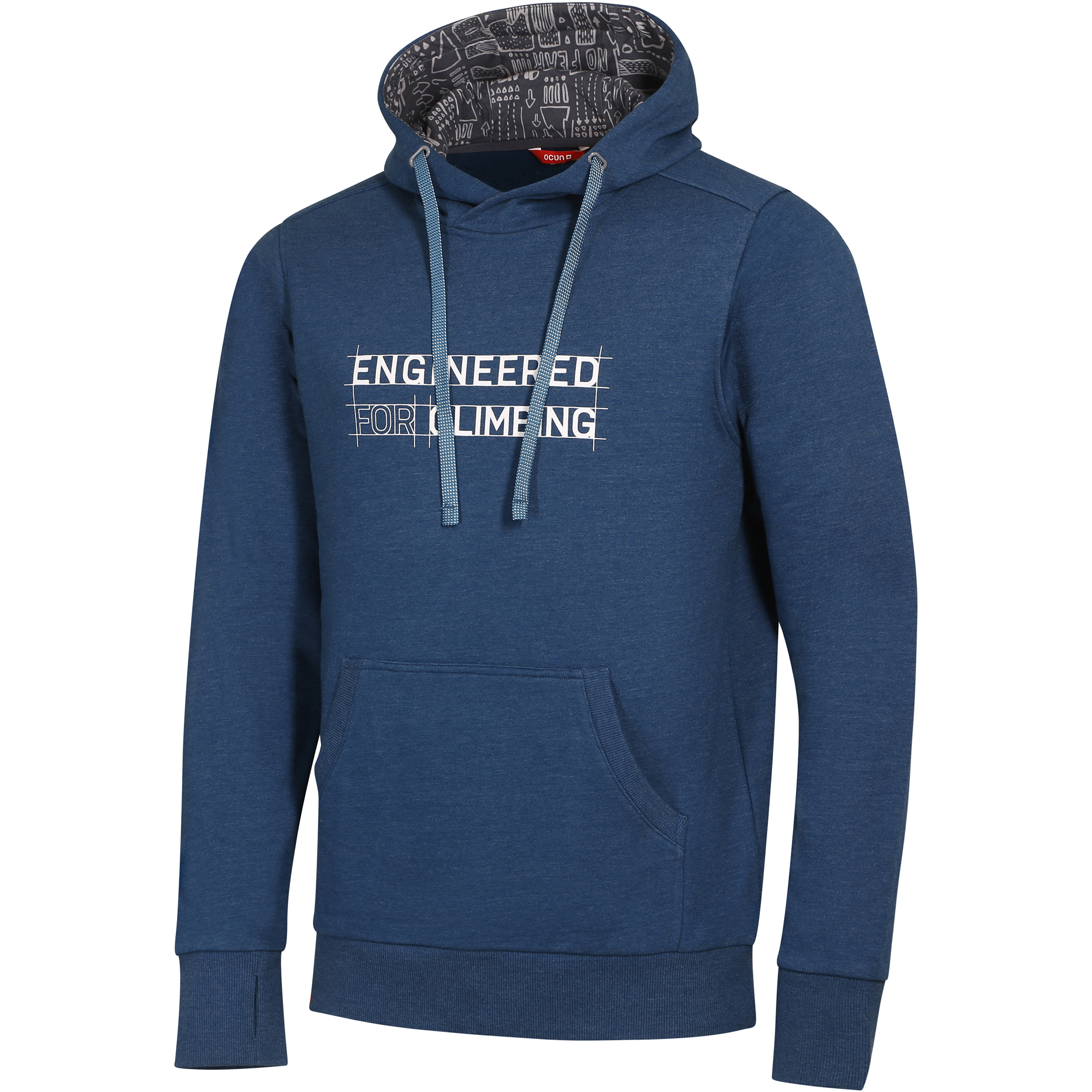 Ocun Herren Hoodies blau Größe S Trekking Elastisch