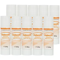 buttinette Klebestift, 20 g, 10 Stück