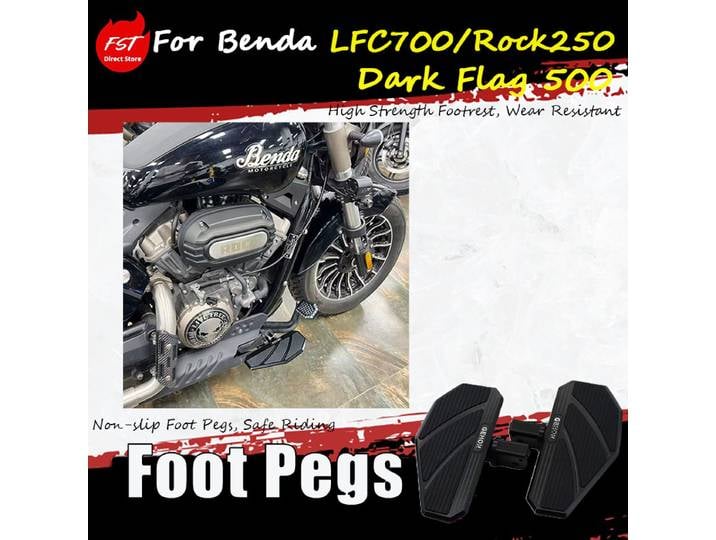Accessoires de modification pour Benda LFC700/Rock250/Dark Flag 500, pédale large élargie, pédale antidérapante