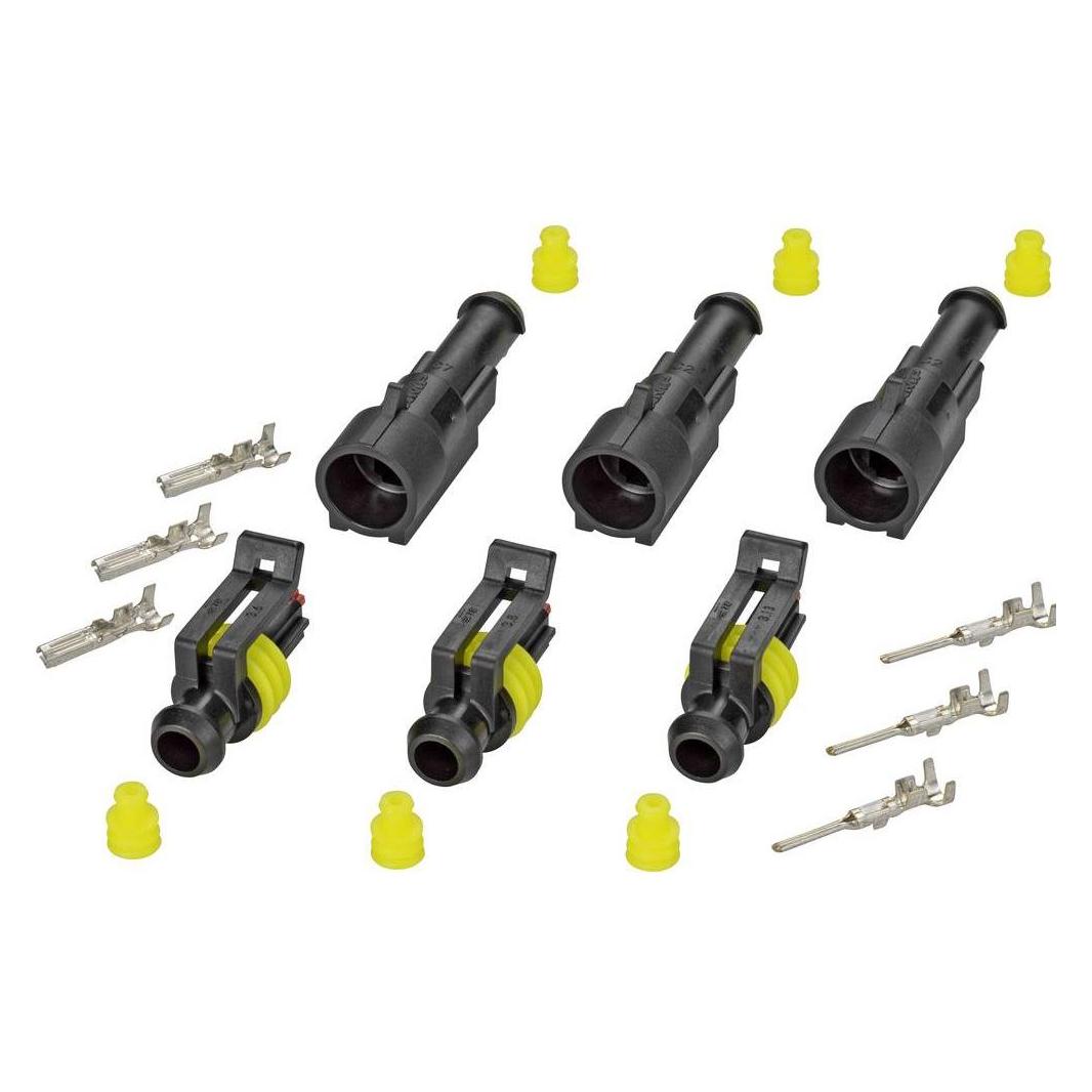 TE Connectivity AMP-SUPERSEAL-Steckverbinder Set (30S002)