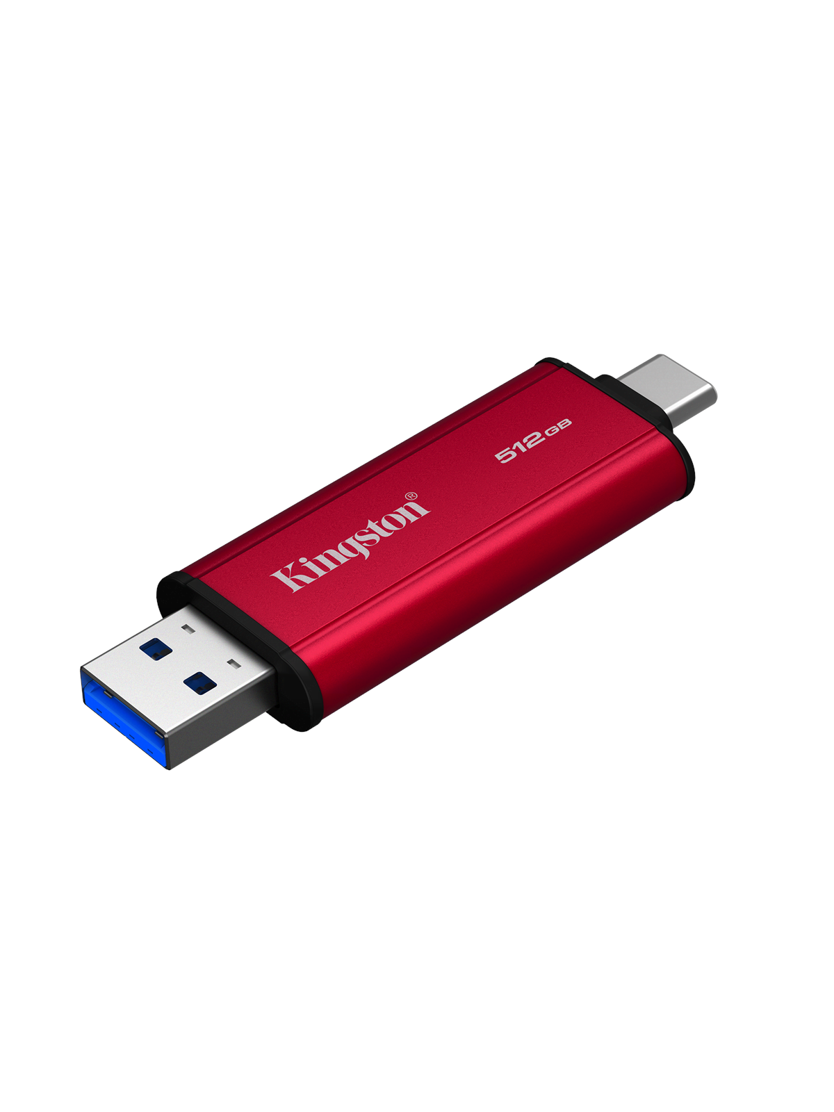 Kingston Dual Portable SSD - 512GB - Extern SSD - Schwarz - USB 3.2 Gen 2