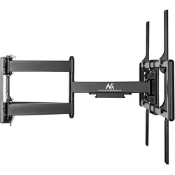 Maclean Pivoting TV handle up to 120" MC-482 (Wand, 120 kg, 60" - 120"), TV Wandhalterung, Schwarz