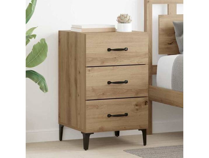 Table de nuit - Meuble de rangement pour la chambre - Mobilier moderne - Petite table de salon - Support latéral 880623