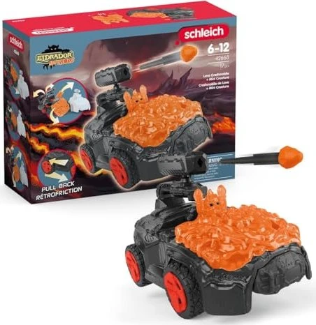 Schleich 42668 Eldrador Creatures Lava-Crashmobil mit Mini Creature