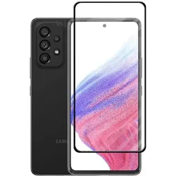 Screenguard 100% Vollbild Panzerglas (1 Stk., Samsung Galaxy A53 5G), Smartphone Schutzfolie, Schwarz