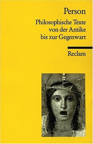 Martin Brasser - Person: Philosophische Texte von der Antike bis zur Gegenwart - Preis vom 17.10.2026 19:25:27 h