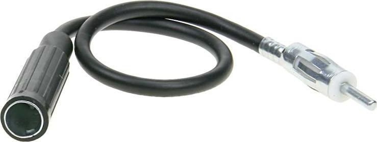 ACV DIN antenneverlenging zwart, 75 cm