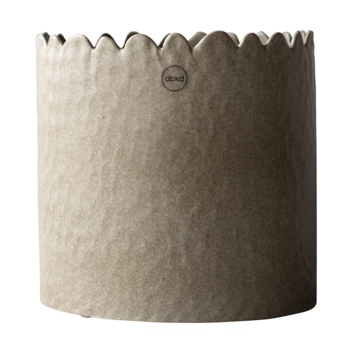 DBKD Flowery pot Beige Ø20 cm