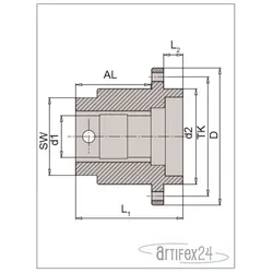 AKE Buchse 115X90X35 - 003300002