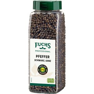 Fuchs-Professional Pfeffer Belem Pfeffer, ganze Körner schwarz, aus Brasilien, im Streuer, 500 g