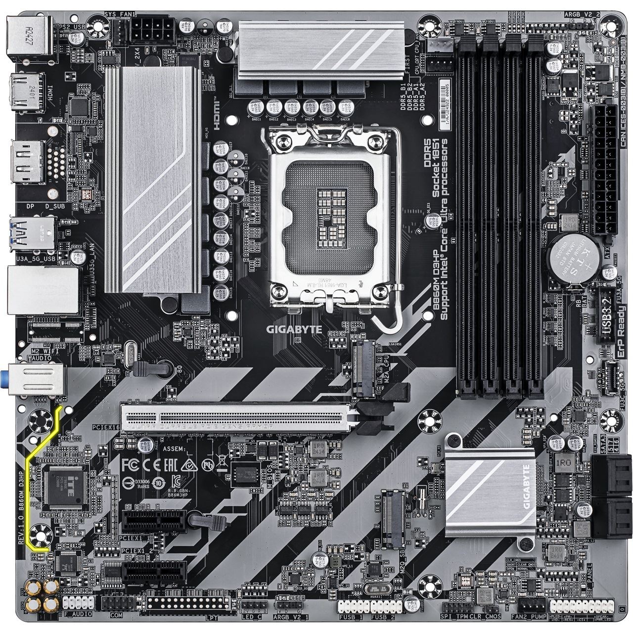 Gigabyte B860M D3HP Intel B860 So.1851 DDR5 mATX Retail