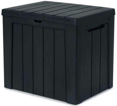 KETER URBAN BOX 113L Coffre de rangement 59,6 x 46 x 53 cm, graphite 17208013