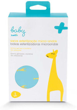 Baby Wells Sacos de Esterilização para Microondas 5 un