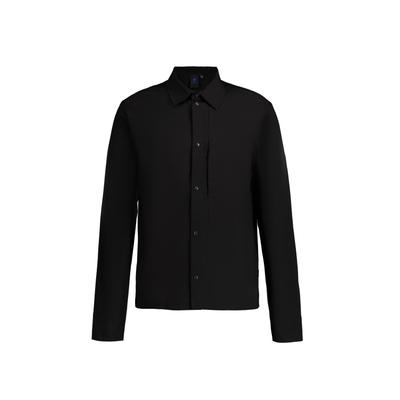 Funktionshemd LUHTA "Luhta Hemd Aatila", Herren, Gr. 50, EURO-Größen, schwarz, Stoff, 100% Polyester, Hemden