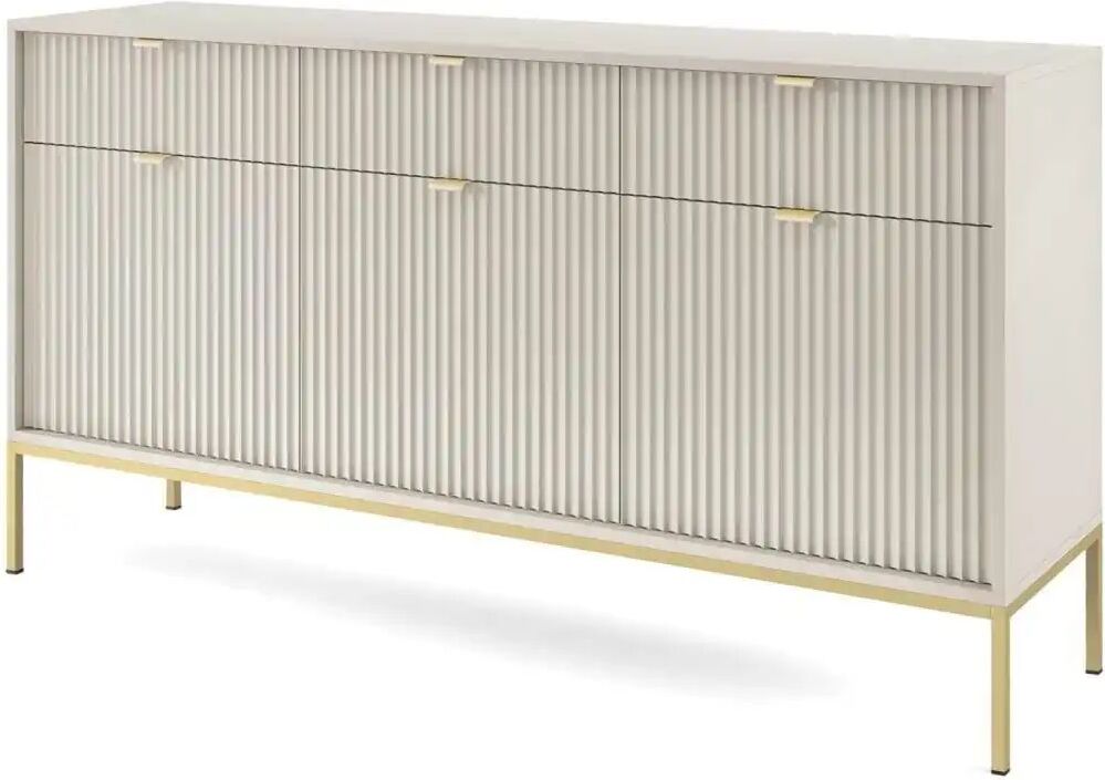 Höffner Sideboard  Nova ¦ beige ¦ Maße (cm): B: 154 H: 83