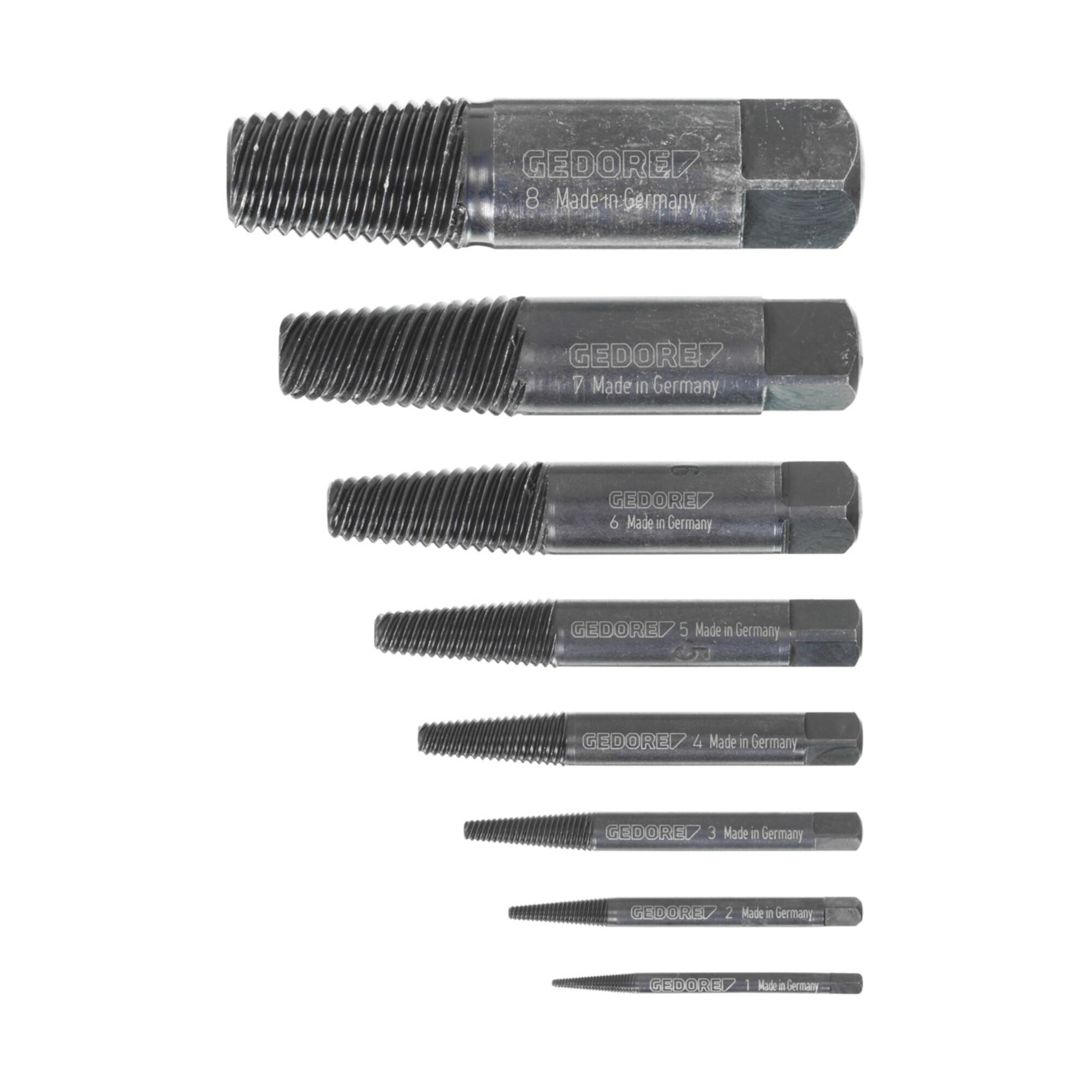 Gedore 8551-88 Schraubenausdreher-Satz 8-teilig M3-M45 (6759890)