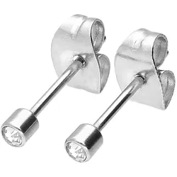 Chirurgenstahl Ohrstecker KRISTALL