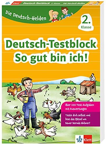 Klett Die Deutsch-Helden: Deutsch-Testblock 2. Klasse: Mit Punktesystem wie in der Schule für Tests, Klassenarbeiten, Lernzielkontrollen und Schulaufgaben - Preis vom 09.10.2026 07:28:09 h