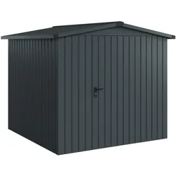 Hörmann Ecostar Metall-Gerätehaus "Euroline Trend" mit Satteldach ESD 5,anthrazitgrau,214 x 214 cm