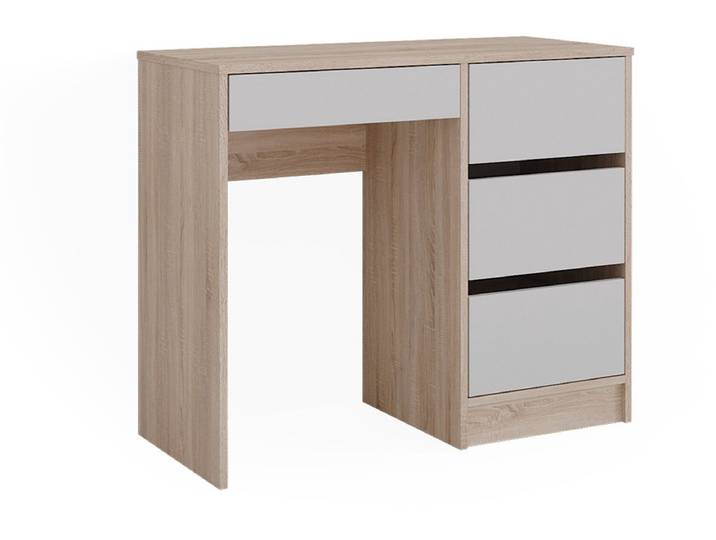 Vicco Sherry Bureau – 90 x 40 cm met laden Wit/Sonoma