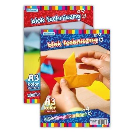 Schemat Technischer Block A3/10K 160g bunt (10 Stück) (A3) (47819803)