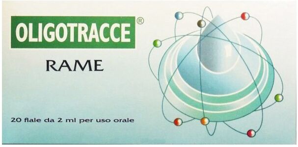 LIZOFARM Srl Oligotracce - Rame 20 Fiale da 2 ml