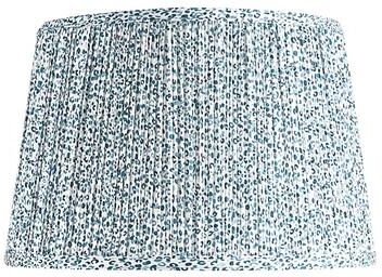 "Limited Edition Lynx Pleated Lamp Shade - Teal, 9 1/2""H X 14"" Diameter w/11"" Top Diameter - Ballard Designs"