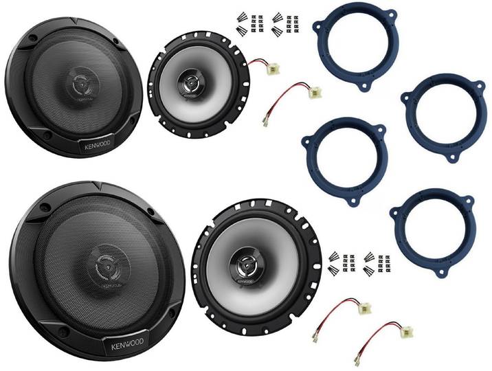 DSX Kenwood Lautsprecher für Renault Scenic IV RFA Tür vorne hinten 600 W Auto-Lautsprecher (60 W)