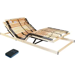 Comfort Lux, elektrisch, 42 Leisten, mit Lesestütze, Funk- Fernbedienung 140 cm x 200 cm