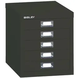 Bisley Schubladenschrank »MultiDrawer« A4, einbahnig, 5 Schübe schwarz, 27.9x32.5x38 cm