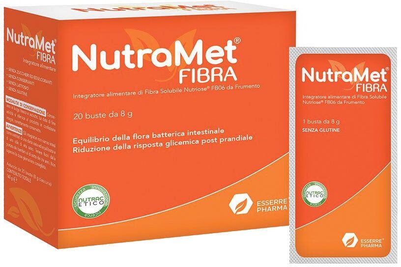 Esserre Pharma Nutramet Fibra 20 bustine fibra + fermenti