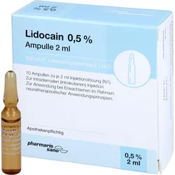 Lidocain Pharmarissano Ampulle 0.5% 2 ml 20 ML