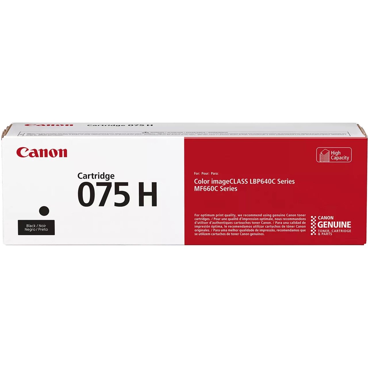Canon CARTRIDGE 075 H BK