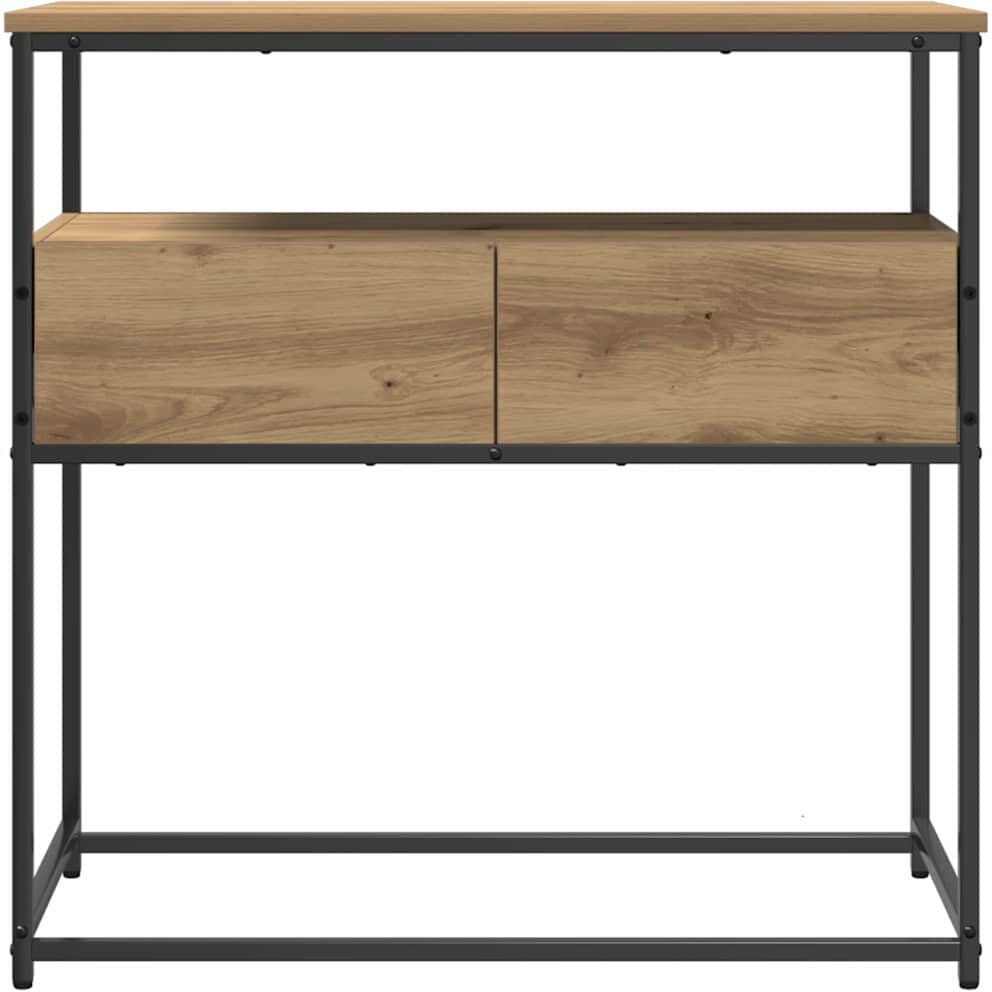 Borough Wharf Console Table Artisan Oak 75cm H X 75cm W X 40cm D