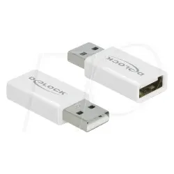DELOCK 66530 - Datenblocker USB A -> USB A, weiß