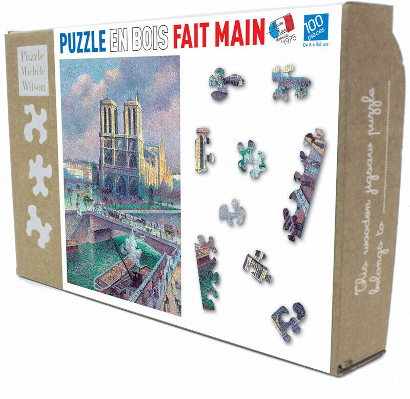 Puzzle en bois 100 pcs : Notre Dame de Paris - Puzzle Michèle Wilson
