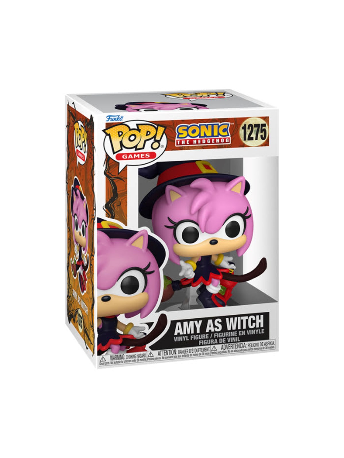 Funko! - Funko POP Vinyl Sonic S11 Amy auf Besen