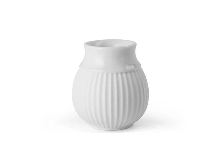 Lyngby Porcelæn Bougeoir Curve 7 cm Blanc