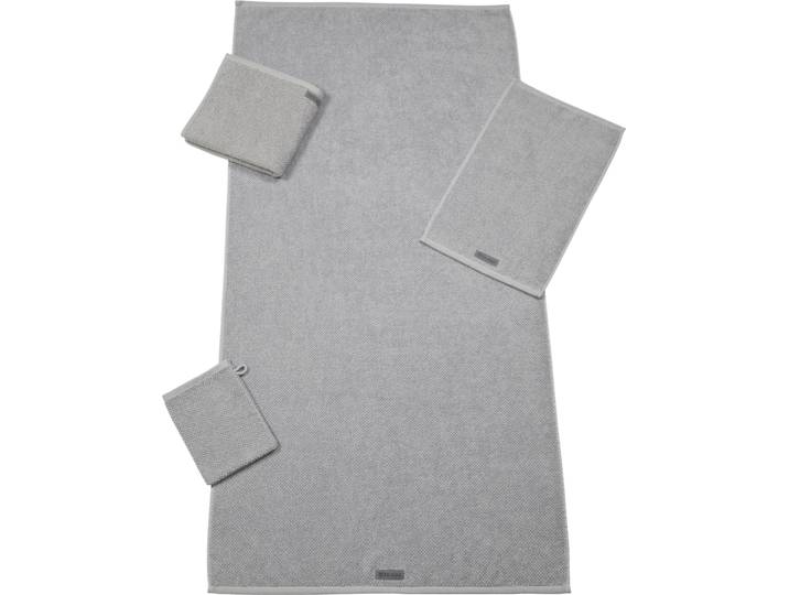 Saunatuch ROSS SELECTION , grau (kiesel), B:80cm L:200cm, Frottier, Obermaterial: 100% Baumwolle, Handtücher, Saunatuch, Aus Bio-Baumwolle