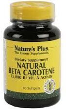 NaturesPlus Natural Beta Carotene 90 Pearls
